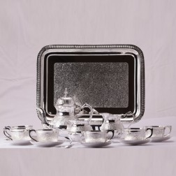 Silver Plated Brass Tea Set